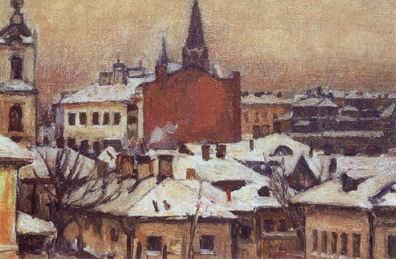 Vasily Surikov View of the Kremlin France oil painting art